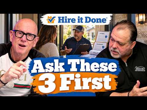 Never Hire a Contractor Before Checking These 3 Things | Metro Home Improvements