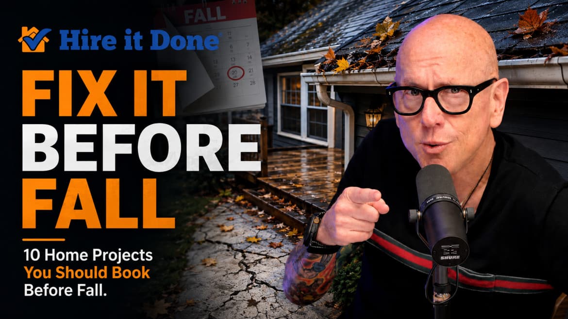 Home Projects to Book Before Fall