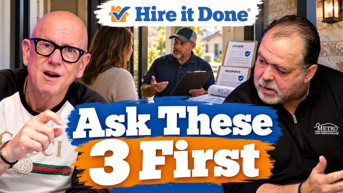 How to Hire a Contractor Without Getting Burned