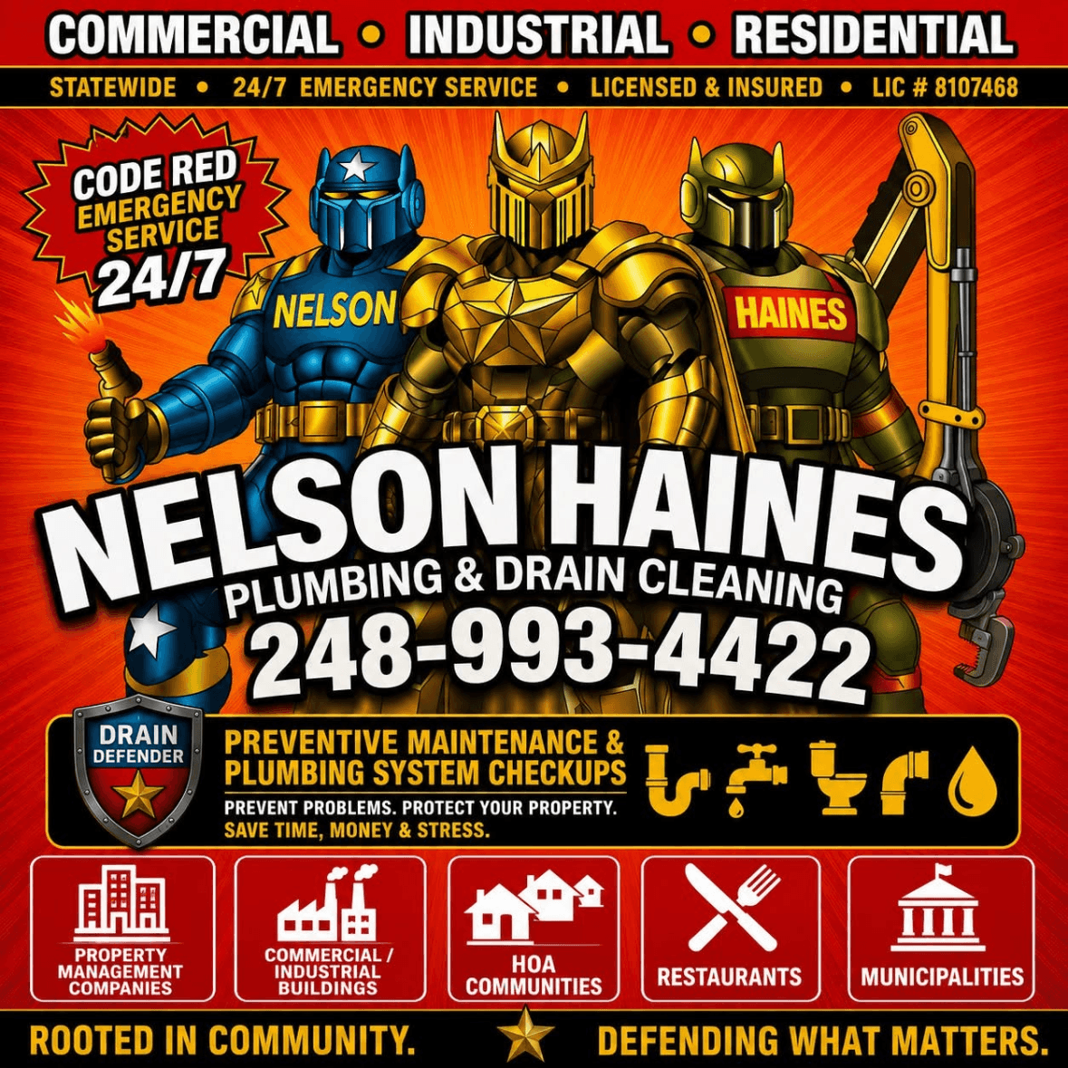 Nelson Haines Plumbing & Drain Cleaning